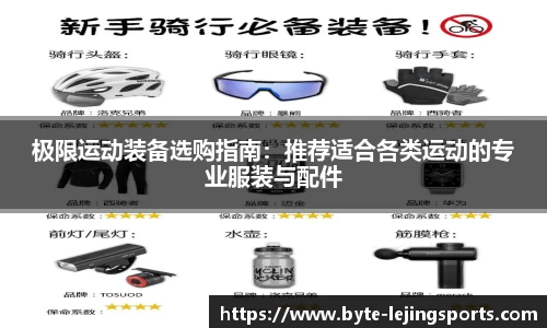 极限运动装备选购指南：推荐适合各类运动的专业服装与配件